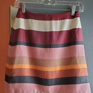 H&M Multicolor Skirt w/ Zipper - Size 4